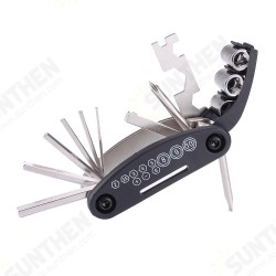 16 in 1 Multifunctional Bicycle Repair Tools Kit Hex Spoke Cycling Screwdriver Tool MTB Mountain Cycling Bike Repair Tool 16 in 1 Multifunctional Bicycle Repair Tools Kit Hex Spoke Cycling Screwdriver Tool MTB Mountain Cycling Bike Repair Tool