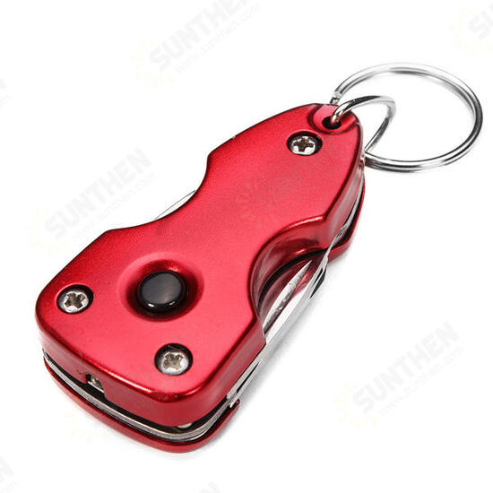 5in1 Multi-function Screwdriver Bottle Opener key chain Tools