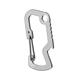 Mini Horned Shark D Shape Bottle Opener Lock Fast Hanging Stainless Steel Multifunctional EDC Tools