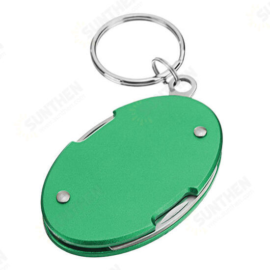 Portable EDC Mini Hanging Keychain Key Ring Outdoor Hiking Camping Multitools