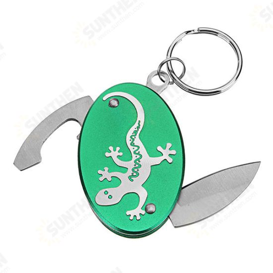 Portable EDC Mini Hanging Keychain Key Ring Outdoor Hiking Camping Multitools