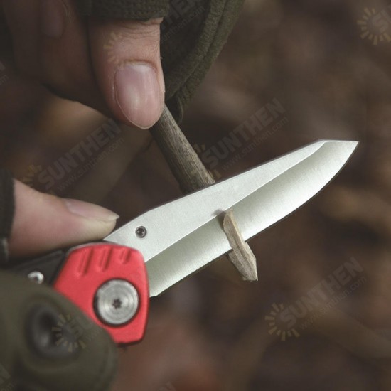 Portable Folding Multifunctional Tools EDC Plier Saw Screwdriver Cutter Outdoor Camping Survival