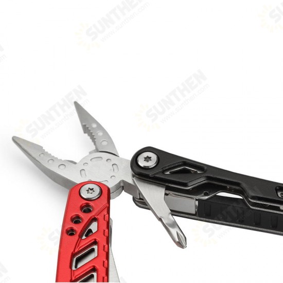 Portable Folding Multifunctional Tools EDC Plier Saw Screwdriver Cutter Outdoor Camping Survival