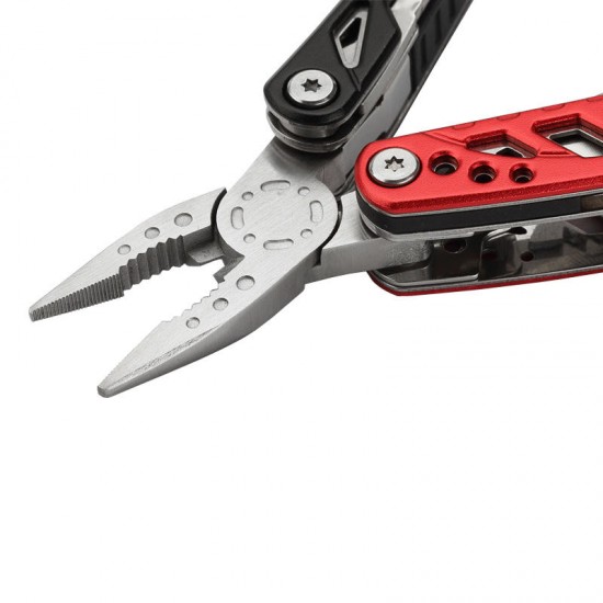 Portable Folding Multifunctional Tools EDC Plier Saw Screwdriver Cutter Outdoor Camping Survival