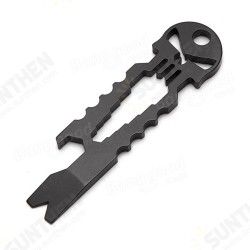 Skull Shape Multifunction Keychain Stainless Steel Tactical EDC Multitool Screwdriver Skull Shape Multifunction Keychain Stainless Steel Tactical EDC Multitool Screwdriver