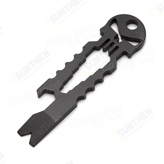 Skull Shape Multifunction Keychain Stainless Steel Tactical EDC Multitool Screwdriver