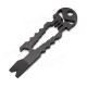 Skull Shape Multifunction Keychain Stainless Steel Tactical EDC Multitool Screwdriver