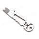 Skull Shape Multifunction Keychain Stainless Steel Tactical EDC Multitool Screwdriver