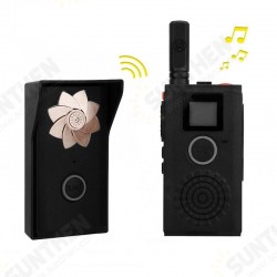 AC100-240V Mini Outdoor Wireless Intercom Doorbell Walkie-Talkie Waterproof Rechargeable Door Bell for Home Hotel KTV AC100-240V Mini Outdoor Wireless Intercom Doorbell Walkie-Talkie Waterproof Rechargeable Door Bell for Home Hotel KTV