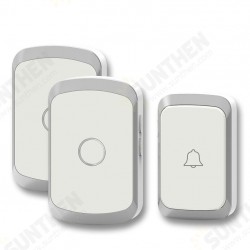 A20 Wireless Music Doorbell Waterproof AC 110-220V 300M Remote Door Bell 1 Button 2 Receivers A20 Wireless Music Doorbell Waterproof AC 110-220V 300M Remote Door Bell 1 Button 2 Receivers