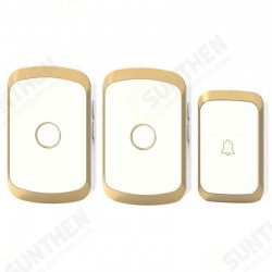 A20 Wireless Music Doorbell Waterproof AC 110-220V 300M Remote Door Bell 1 Button 2 Receivers A20 Wireless Music Doorbell Waterproof AC 110-220V 300M Remote Door Bell 1 Button 2 Receivers