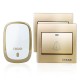 AC110-220V Wireless Doorbell Waterproof 2 Button+1Plug-in Receivers 300M Remote Music Door Dells
