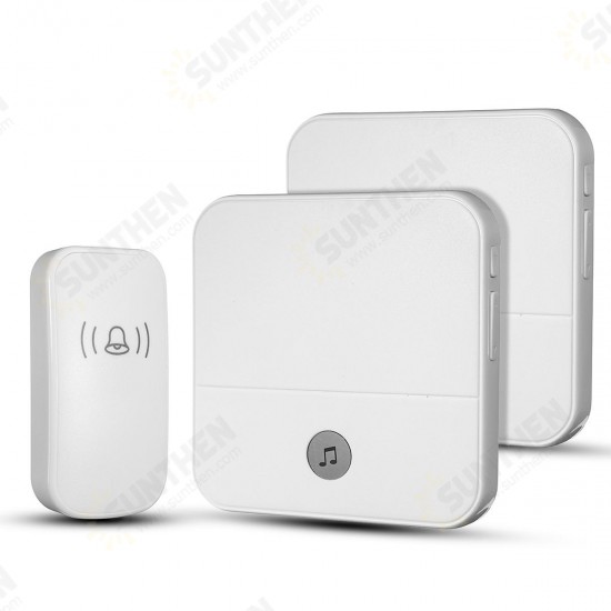 Home House 4 Volume Wireless Doorbell Chime 2 Receiver + 1 Doorbell