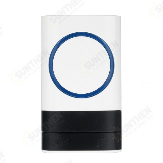 Smart Wireless Doorbell 45 Songs Polyphonic Ringtones 200m Transmission Door Bell