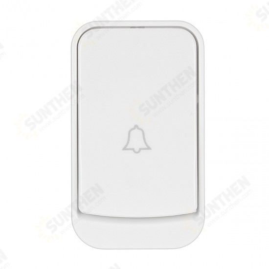 Smart Wireless Doorbell 45 Songs Polyphonic Ringtones 200m Transmission Door Bell