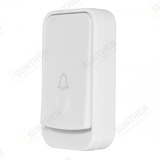 Smart Wireless Doorbell 45 Songs Polyphonic Ringtones 200m Transmission Door Bell