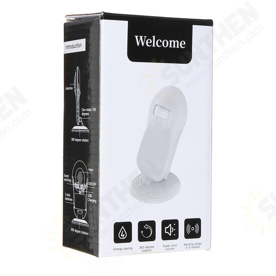 Wireless Door Bell Alarm System Doorbell Welcome Intelligent Infrared Sensing