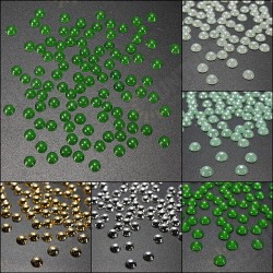 100pcs Half Round Pearl Bead Nail Art Tips 3D Gems Decoration 5mm 100pcs Half Round Pearl Bead Nail Art Tips 3D Gems Decoration 5mm