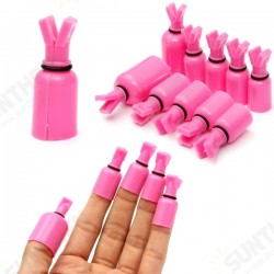 10Pcs Plastic Soak Off UV Gel Polish Remover Wrap Cap Clip Tool 10Pcs Plastic Soak Off UV Gel Polish Remover Wrap Cap Clip Tool