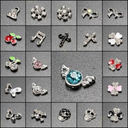 10pcs 3D Alloy Rhinestone Crystal Phone Nail Art Tips DIY Decoration 10pcs 3D Alloy Rhinestone Crystal Phone Nail Art Tips DIY Decoration