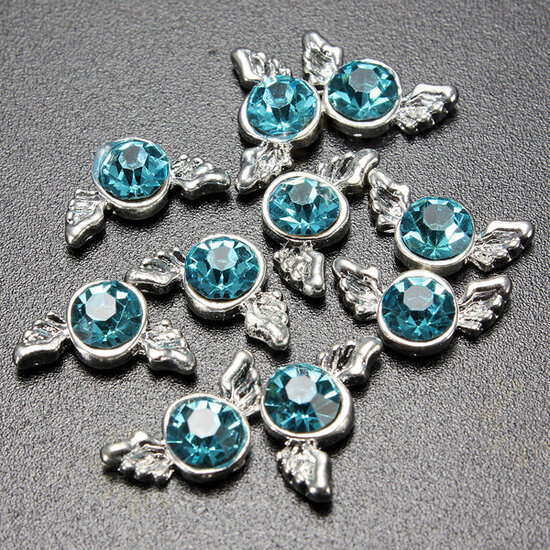 10pcs 3D Alloy Rhinestone Crystal Phone Nail Art Tips DIY Decoration 10pcs 3D Alloy Rhinestone Crystal Phone Nail Art Tips DIY Decoration