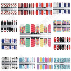 13 Styles Designs Star Flower Foils Nail Art Decal Sticker 13 Styles Designs Star Flower Foils Nail Art Decal Sticker