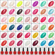 15ml Opaque & Glitter Acrylic Soak Off UV Gel Nail Polish