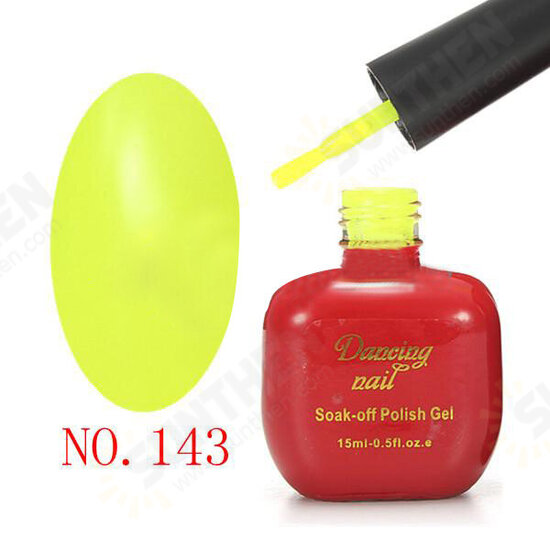 15ml Opaque & Glitter Acrylic Soak Off UV Gel Nail Polish