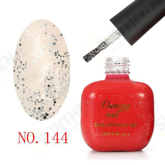 15ml Opaque & Glitter Acrylic Soak Off UV Gel Nail Polish