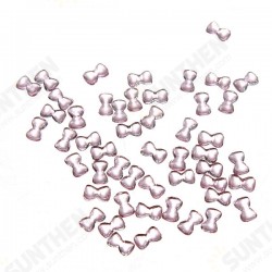 50pcs Acrylic Rhinestone Nail Arts Craft Bow Bowknot Gems Decoration 50pcs Acrylic Rhinestone Nail Arts Craft Bow Bowknot Gems Decoration