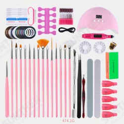 Manicure Gel Nail Polish Kit Electric Nail Drill Phototherapy Machine Set Painted Pen Manicure Set Manicure Gel Nail Polish Kit Electric Nail Drill Phototherapy Machine Set Painted Pen Manicure Set