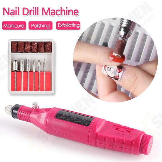 Nail Lamp Sander Nail File Painting Pen Nail Decoration Set