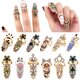 Unique style Crystal Rings Nail Rings Chic Knuckle Rings New Fashion Jewelry for Women Vogue Nail Decoration Unique style Crystal Rings Nail Rings Chic Knuckle Rings New Fashion Jewelry for Women Vogue Nail Decoration