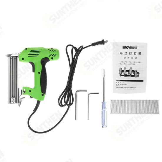 220V Electric Tacker Stapler Power Tools Furniture Staple Guns for Frame with Nails and Woodworking Nail Guns