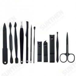 12PCS Stainless Steel Pedicure Nail Clipper Set Professional Manicure Beauty Tools Kit Cuticle Eagle Hook Tweezer 12PCS Stainless Steel Pedicure Nail Clipper Set Professional Manicure Beauty Tools Kit Cuticle Eagle Hook Tweezer