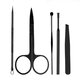 15Pcs Nail Clipper Set Nipper Cutter Scissors Tweezers Kit Stainless Steel Manicure Set