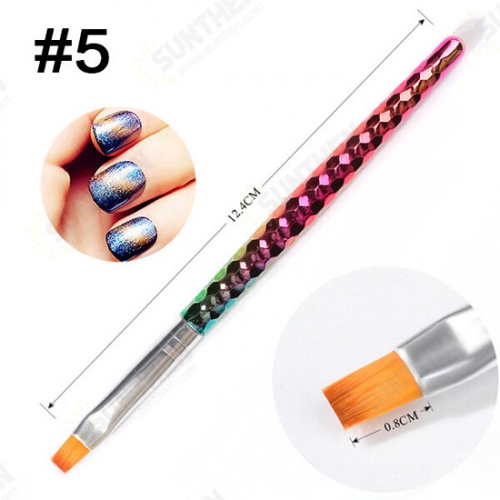 1pc Nail Art Pen Mermaid DIY Drawing Design And Line Painting Manicure Dotting Tools 1pc Nail Art Pen Mermaid DIY Drawing Design And Line Painting Manicure Dotting Tools
