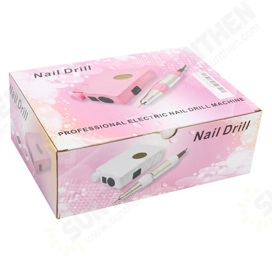 30000RPM Electric Nail Drill Machine Display LED Screen Portable Cordles