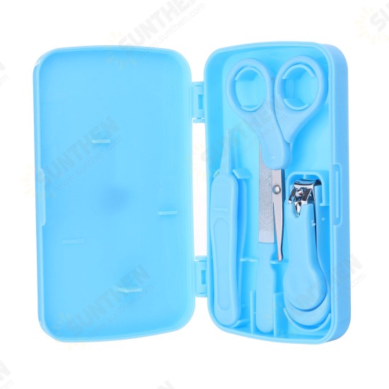 4pcs Baby Care Set Stainless Steel Children Nail Clippers Nail File Tools Set 4pcs Baby Care Set Stainless Steel Children Nail Clippers Nail File Tools Set