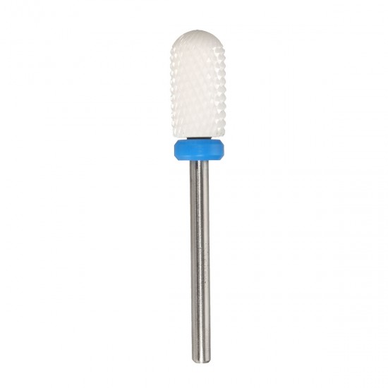 5pcs Ceramic Nail Drill Bit Set Smooth Tapered Brush Rotary File Cuticle Manicure Pedicure Salon Kit