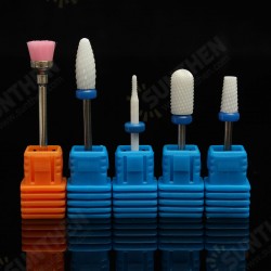 5pcs Ceramic Nail Drill Bit Set Smooth Tapered Brush Rotary File Cuticle Manicure Pedicure Salon Kit 5pcs Ceramic Nail Drill Bit Set Smooth Tapered Brush Rotary File Cuticle Manicure Pedicure Salon Kit