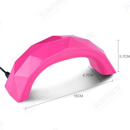 Mini USB LED UV Lamp Nail Dryer Machine Gel Polish Curing Light Manicure Polish Dawn