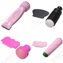 Nail Art Polish Stamper Stamping Scraper Knife Kit Nail Art Polish Stamper Stamping Scraper Knife Kit
