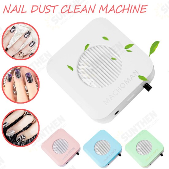 Nail Art Salon Dust Suction Collector Manicure Tool Machine Vacuum Cleaner