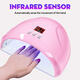 Nail Phototherapy Nail Dryer Machine Led Lamp Induction Quick-drying Household Nail Polish Glue Dryer