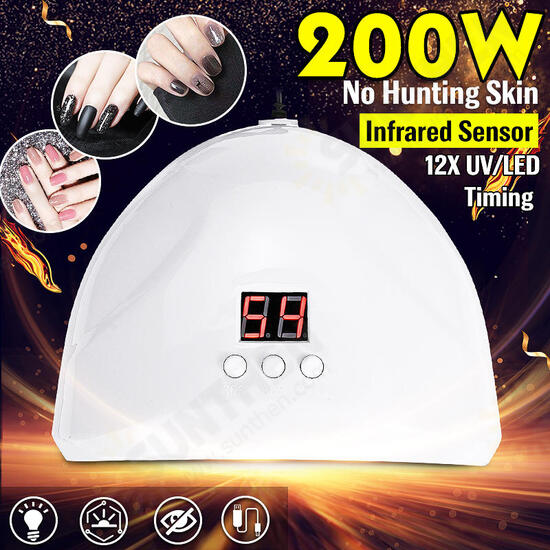 Nail Phototherapy Nail Dryer Machine Led Lamp Induction Quick-drying Household Nail Polish Glue Dryer