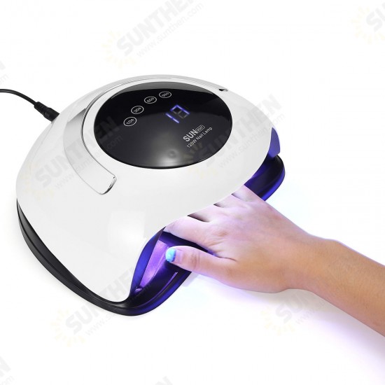 120W Touch Screen Nail Dryer LED UV Lamp Light Gel Polish Curing Timing