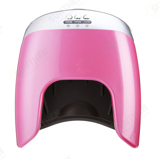 UV Gel Polish LED Nail Lamp Nail Dryer Curing Light with Bottom 30s/60s/90s Timer LCD Display 48W