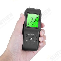 0~70%RH LCD Display Digital Hygrometer Digital Wood Moisture Meter for Plywood Wood 0~70%RH LCD Display Digital Hygrometer Digital Wood Moisture Meter for Plywood Wood
