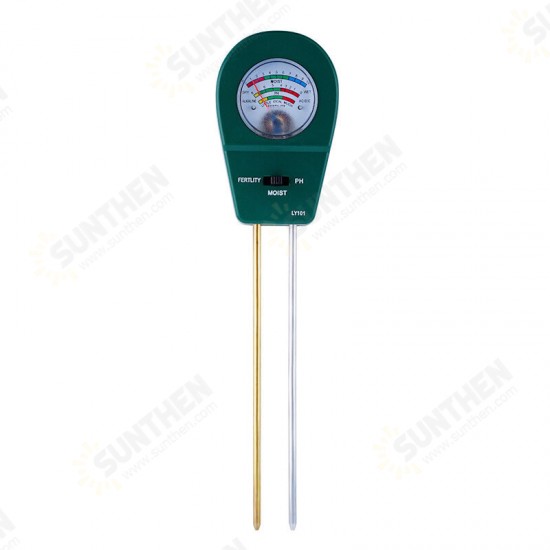 3 In 1 Soil Moisture Meter PH Humidity Fertility Test for Greenhouse Flower and Planting